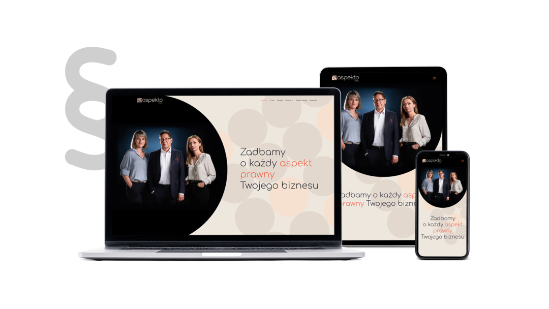 Strona WWW + Identyfikacja Wizualna aspektolegal.pl