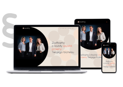Strona WWW + Identyfikacja Wizualna aspektolegal.pl